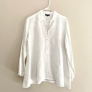 Irish linen Eileen Fisher tunic